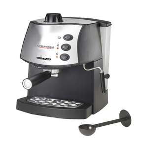 Cafetera Espresso Semiautomática de Acero Inoxidable Coffimoment, Bomba de Presión de 15 Bares, Cafetera con Sistema de Agua Caliente para Uso Doméstico - Product Image 1