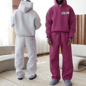 Conjunto Deportivo Personalizado para Hombre, Fabricación de Sudaderas Holgadas de Gran Tamaño 100% Algodón, Sudadera con Capucha de Diseñador, Conjuntos Deportivos Esenciales <span class=keywords><strong>PSG</strong></span> - Product Image 2