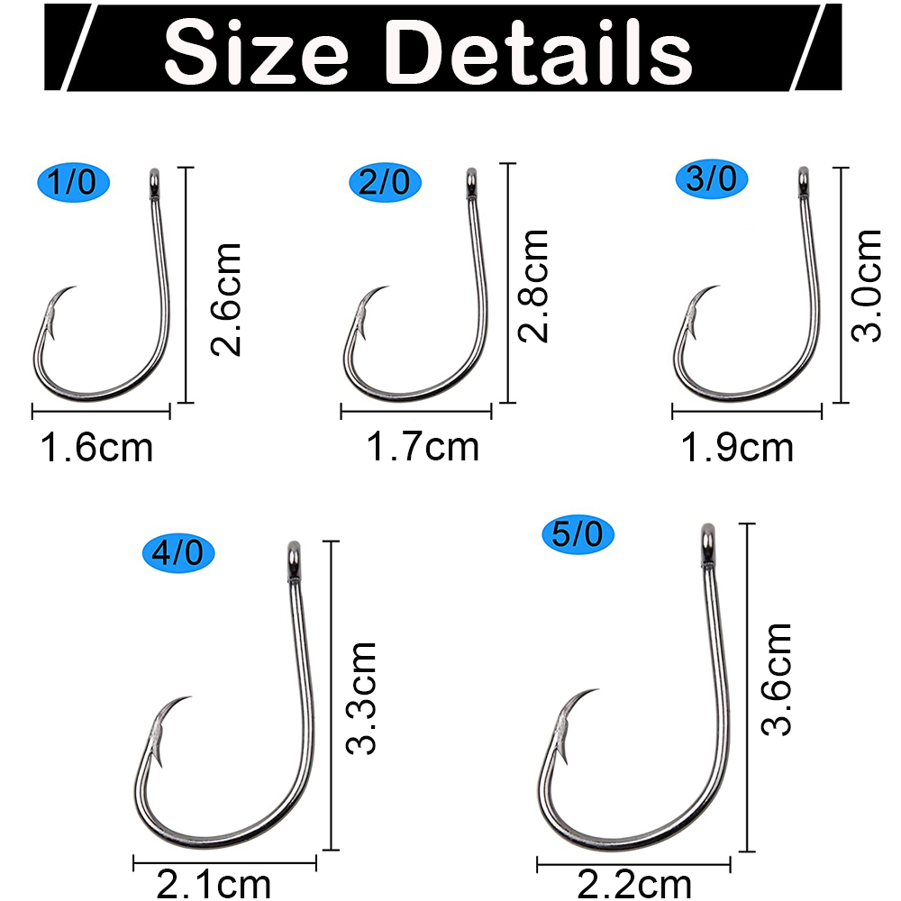 circular hooks sea fishing eagle claw 1-0 Lazer Sharp L197fh-1/0 Circle Offset Hook, Sea Guard, Size 1/0