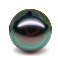 Perles d'eau douce en vrac grises de paon baroques demi-percées naturelles de qualité supérieure pour bricolage couleur noire