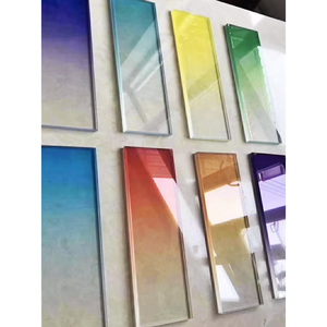 Màu xám đậm màu xanh nhuộm màu an toàn an ninh Tempered Glass cứng kính tấm kính màu - Product Image 4