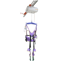 Système d'entraînement à la marche sans poids Humaneotec Sky Track 800 haut de gamme, équipement de réadaptation, dispositif de levage de plafond pour patients, capacité de 220 kg