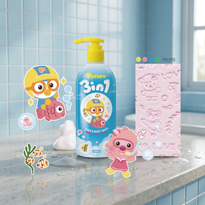Pororo 3 in 1 Liquid Hair & Body Wash 400g <b>Moisturizing</b> for Kids All Skin Types - Product Image 3