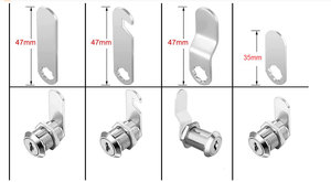 Kẽm Hợp Kim Cam Khóa Văn Phòng Nhà Sắt Locker Locker Khóa Cửa Khóa Phổ Cam Khóa - Product Image 5