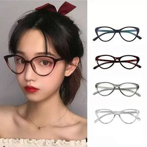 Lunettes Papillon Anti-Radiation pour Femme, Monture PC, Verres Plano, Bordure Métallique, Style Tendance Transfrontalier - Product Image 2