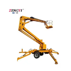 28m ing equipment 18m height aerial working used for repair painting cleaning mobile articulated boom lift platform nacelle