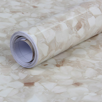 Jinyi — Film autocollant en vinyle PVC, autocollant, motif marbre, imperméable, pour décoration de maison