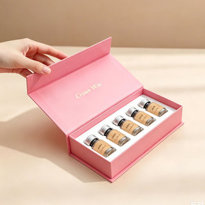 Bespoke Peptide Pen Packaging Serum Box Fsc Certified Skincare Tray Case Luxury Magnetic Cosmetic Packaging Box With Eva Insert - Product Image 1