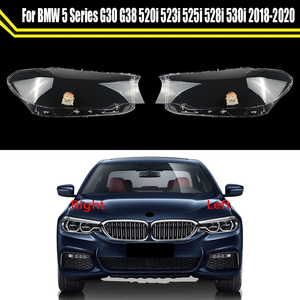 5 SERIES Car Glass Headlight Cover HeadLamp Lens Caps Lampshade Shell para BMW G30 G31 520i <span class=keywords><strong>523i</strong></span> 525i 528i 530i 2018-2020 - Product Image 2