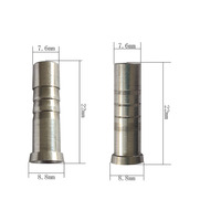 Accessoires pour flèches de haute qualité à 12 grains, connecteur pour cible et pointe de flèche, insert interne en aluminium de 7,6 mm.