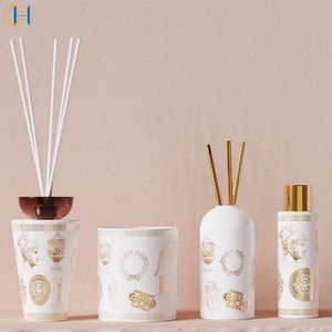 C & H OEM ODM gradiente di colore <span class=keywords><strong>divino</strong></span> Relax arredamento per la casa Set di candele curative olio essenziale Spray per camera e <span class=keywords><strong>diffusore</strong></span> di Reed - Product Image 3