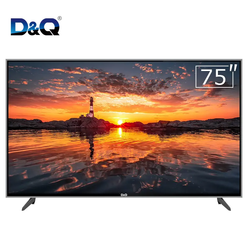 2020 yeni büyük ekran akıllı TV 75 inç düz ekran üreticisi televizyon 4k akıllı tv