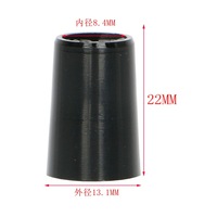 Embouts de logo personnalisés de haute qualité pour clubs de golf fers accessoires en plastique noir de luxe Durable Portable usine en gros