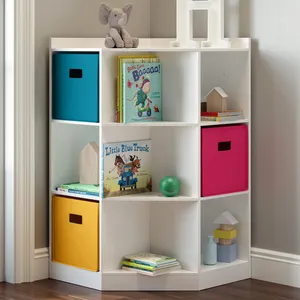 Baby nursery toy organizer e libreria in legno per bambini libro scaffali cassetto armadio per bambini ragazze