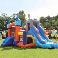Château gonflable de qualité commerciale pour adultes, parcours d'obstacles gonflable, jeu de fête dans la cour, château gonflable pour location commerciale