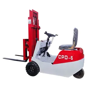 hot sale mini electric forklift for warehouse workshop farm 500kg light weight electric stacker foklift for sale