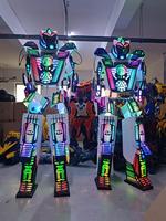 Costume de robot LED en Spandex haute densité, fabriqué en Chine, pour scène, fête, magasin de VR, nouvelle arrivée, unisexe adulte, cosplay