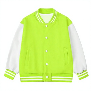 Chaqueta Bomber Personalizada con Bordado de Letras para Hombre, Chaqueta Varsity Lisa, Chaqueta de Béisbol Estadounidense para Hombre, Hecha en Pakistán - Product Image 1