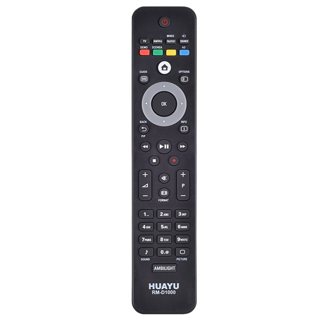 HUAYU RM-D1000 Wholesale Infrared Remote Control Universal for Philips 1080P FHD Smart Tvs