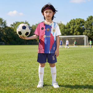 ชุดเสื้อฟุตบอลเด็กผู้ชาย รุ่นใหม่ ฤดูร้อน 2026 สำหรับเด็ก ชุดฟุตบอล 2 ชิ้น เบอร์ 10 อาร์เจนตินา อินเตอร์ ไมอามี - Product Image 3