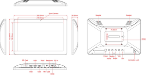 Rk3568 Quad Core Công Nghiệp Máy Tính Bảng 10 Inch <span class=keywords><strong>Android</strong></span> Tất Cả Trong Một Cho Trẻ Em - Product Image 6