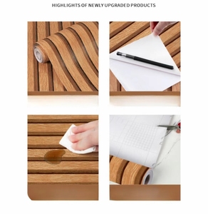 Papel Tapiz de PVC con Diseño Srill de Irini, Autoadhesivo, Impermeable, Decoración de Fondo, <span class=keywords><strong>Pegatinas</strong></span> con Patrones Geométricos <span class=keywords><strong>para</strong></span> Sala de Estar - Product Image 2