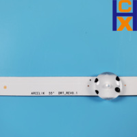 Bandes LED TV ARCELIK 55 "DRT _ REV0.1 pour 55GUB8852 W8867 ZVB65600-AA ARCELIK A55L 8740 Bande LED de rétroéclairage TV à réparer