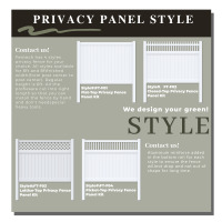 Hot-Selling 6x8 White PVC Eco-Friendly UV Proof Privacy Fence Panel Closed-Top Weatherproof Garden Yard Pool Screen