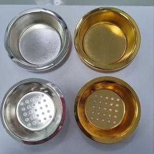 Set di 2 Pezzi Porta Carbone per Bukhoor, Vassoio per Bruciatore di Carbone, Materiale in Ferro, Colore Argento e <span class=keywords><strong>Oro</strong></span>, Arte Moderna per Incenso - Product Image 3