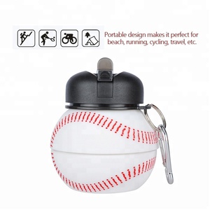 Bouteille d'eau pliable sans BPA, ml, jolies <span class=keywords><strong>gourde</strong></span> pour l'extérieur, pour Camping - Product Image 6