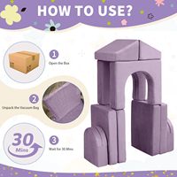 Sofá Modular de Espuma para Niños Tenderplay, Bloques de Construcción de Espuma, Sofá Infantil