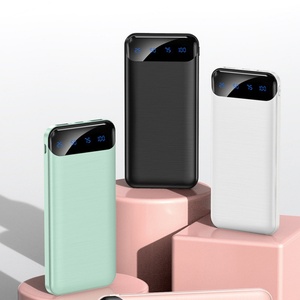 Batterie externe double USB avec écran LED 10000mAh, charge rapide, portable, logo personnalisé, chargeur mobile, batteries externes - Product Image 3