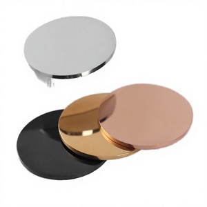 Pièce de monnaie vierge en acier inoxydable massif, plate, à thème animalier, 25mm/30mm/40mm, polie, finition miroir, impression UV, placage PVD, <span class=keywords><strong>CoMade</strong></span> - Product Image 1