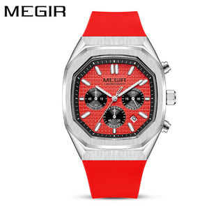 MEGIR 2215G Fashion Cartoon Casual Waterproof Business <b>Men's</b> <b>Watch</b> Fashion Sports Quartz <b>Wrist</b> <b>Watch</b> Silicone Strap 2026 - Product Image 6