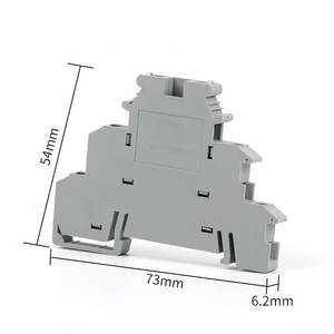 CHKL DIKD1.5 บล็อกขั้วต่อ 3 ชั้น ขนาด 73x54x6.2 มม. สำหรับการเดินสายเซ็นเซอร์ - Product Image 1