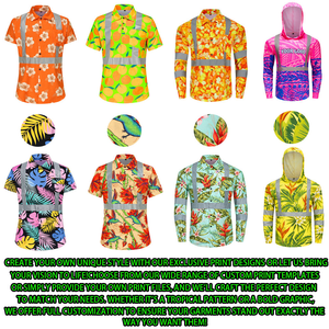 Kemeja Polo dan Hoodie Keselamatan Reflektif Fluoresen Hi Vis Hawaii Khusus untuk Pakaian Kerja Konstruksi - Product Image 6