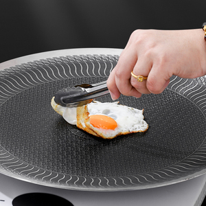 식품 등급 304 스테인레스 스틸 논스틱 요리 프라이팬 야외 조리기구 베이킹 팬 바베큐 sartenes pfanne - Product Image 5