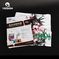 Papier de Sublimation 100 g/m² pour Imprimante Jet d'Encre, 100 Pièces/Sac, Papier de Sublimation A4 pour Transferts sur T-shirts avec Encre de Sublimation