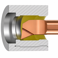 Barre d'alésage MPR pour acier, outils d'alésage de petits trous indexables à 60 degrés, usinage de précision, carbure cémenté, machine CNC réglable