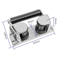 Accessoires marins universels Fairleader XHT-WXDLQ en acier inoxydable 316 à double rouleau pour bateau et yacht