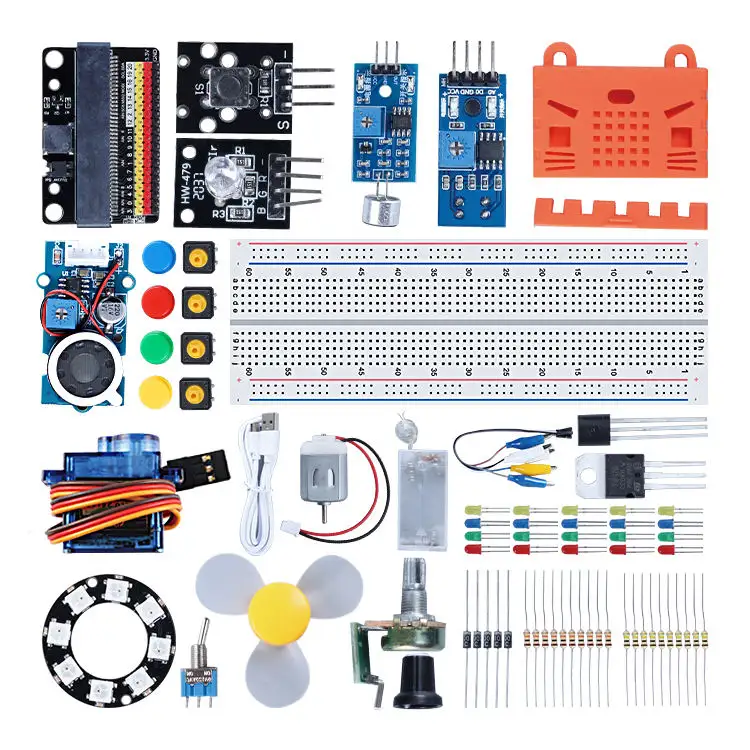 Elektronische Komponenten-Fabrik DIY Grafische Programmierung elektronisches Bauteil-Starterset Student für Microbit-Starterset