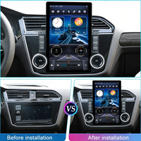 Autoradio Android 14 de 11,5 pouces avec écran tactile, GPS, CarPlay et Android Auto, style universel, montage sur tableau de bord, Wi-Fi et USB intégrés