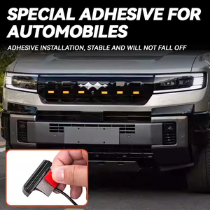 Nueva llegada Rejilla LED Luz ambiental Emblema delantero Luz Centro Rejilla Marcador Luz para BYD Leopard 8 Accesorios - Product Image 6