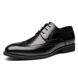 Zapatos de Cuero de Estilo Británico Premium para Hombre, con Punta Redonda, Formales para Negocios, con Cierre de Cordones, para Ir al Trabajo - Product Image 5