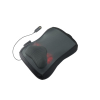 Healthpal nouveau pétrissage électrique Shiatsu cou épaule lombaire dos rouleau supérieur et inférieur Shiatsu coussin de Massage