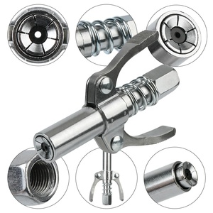 TGS High Quality 10000 <strong>PSI</strong> Grease Gun Coupler Hot Sale Double Handle Nozzle Oiling Coupler Hand Tool Essential - Product Image 4