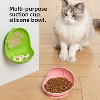 Gamelle en silicone à ventouse anti-déversement pour animaux de compagnie, grande capacité, universelle, pour chats et chiens, idéale pour les voyages et l'extérieur
