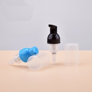 Small Size PP Plastic Foam Pump by <strong>Manufacturers</strong> Full Cover Push Type Lotion Cleansing Mousse Foaming Pump for Hair Care - Product Image 1