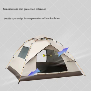 Outdoor Automatic Camping <strong>Tent</strong> - Lightweight Foldable Sunproof 2-4 Person Family Travel <strong>Tent</strong> - Product Image 5