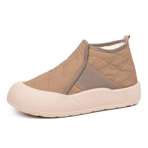Comfort Slip on Water Proof Warm Botas de algodón impermeables Mujeres Botines de invierno Stock - Product Image 6